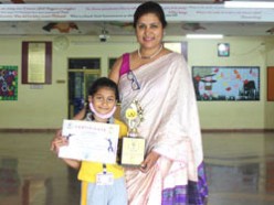 Khushi Jain - Winner in Open-Artistic Yoga Pyramid Competition