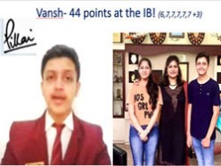 100% IB Results - Vansh Patel scored 44 points at the IB