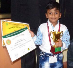 Karthik Dogi Abacus exam